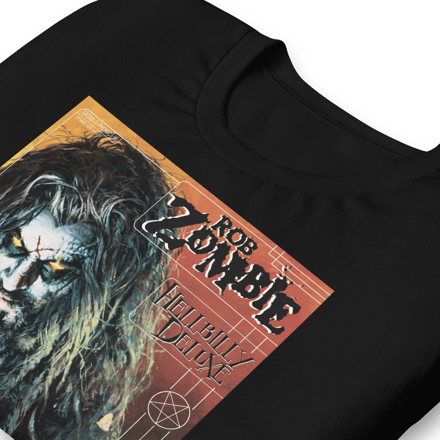 Rob Zombie Staring Officially Licensed Mens T Shirt Black