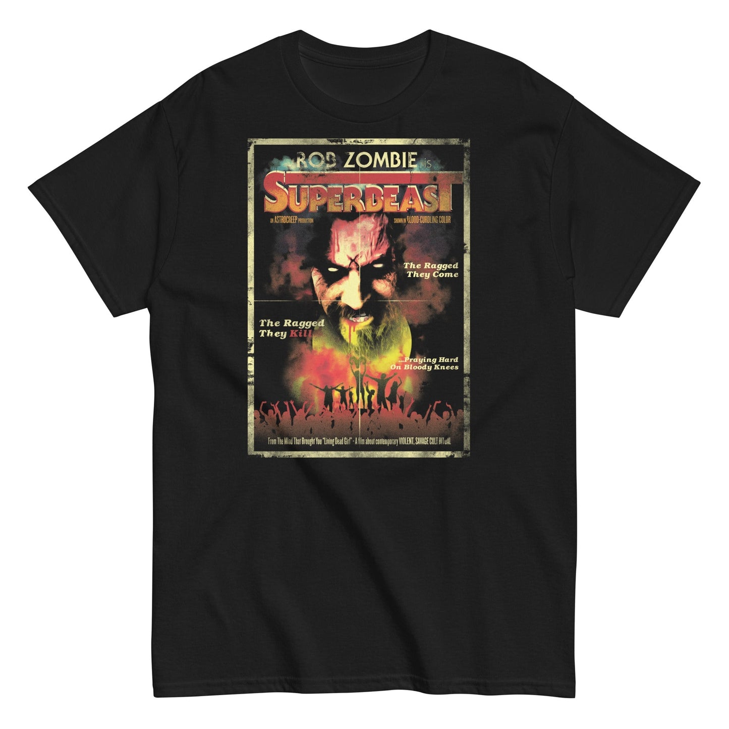 Rob Zombie Superbeast Mens T Shirt Black