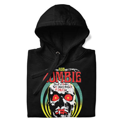 Rob Zombie Think it Over Classic Mens Officially Licensed Hoodie Black