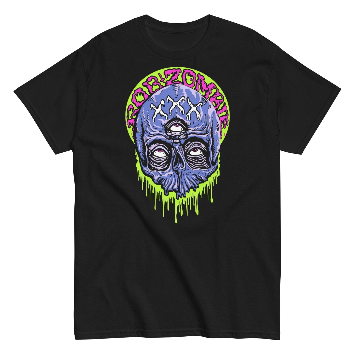 Rob Zombie Triple Eye Mens T Shirt Black