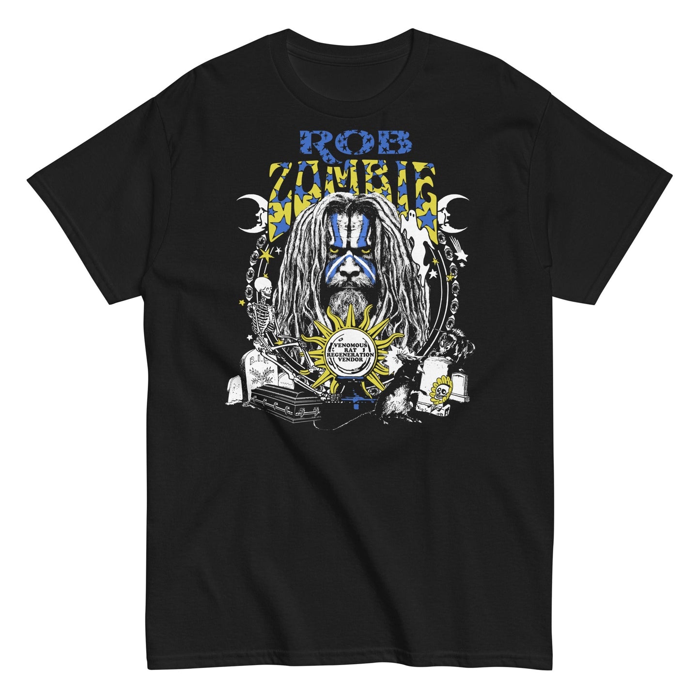 Rob Zombie Venemous Rat Mens T Shirt Black