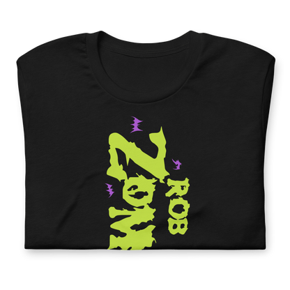 Rob Zombie Vertical Logo Officially Licensed Mens T Shirt Black