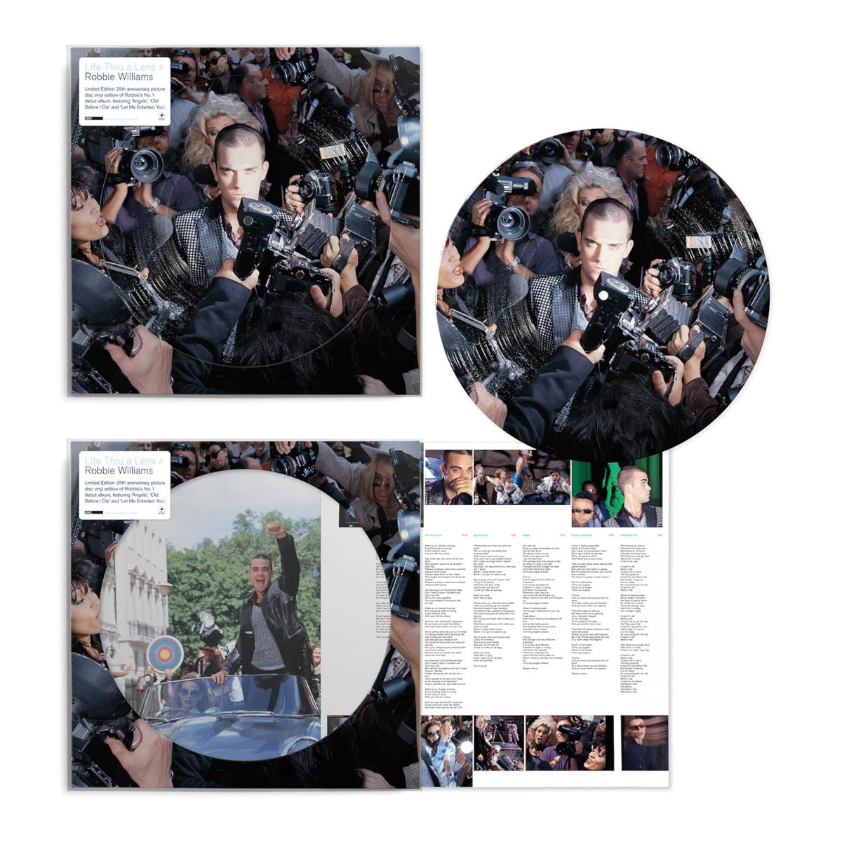 Robbie Williams - Life Thru A Lens: 25th Anniversary Edition (Picture Disc Vinyl)  Vinyl Record