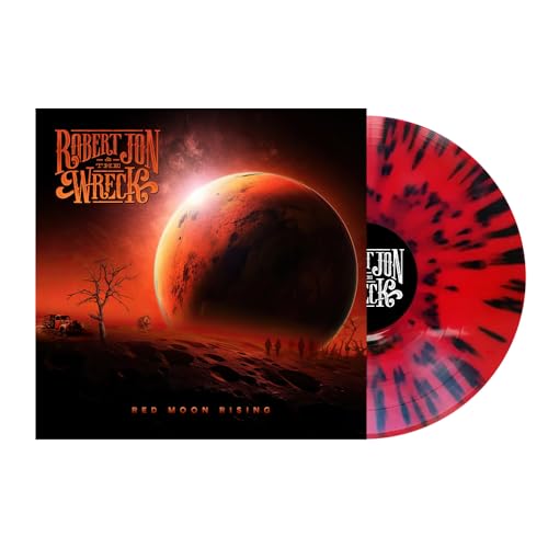 Robert Jon & The Wreck - Red Moon Rising [Red/Black Splatter LP] Vinyl Record