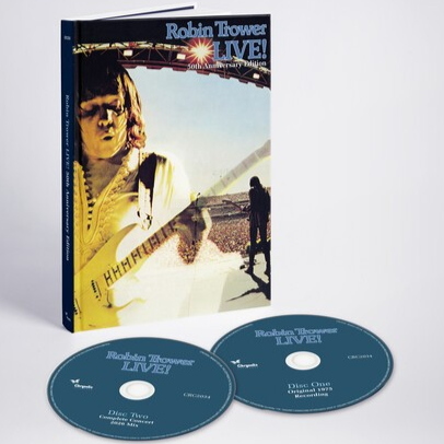 Robin Trower Live! 50th Anniversary Edition (2 Cd's) [CD] Music CD