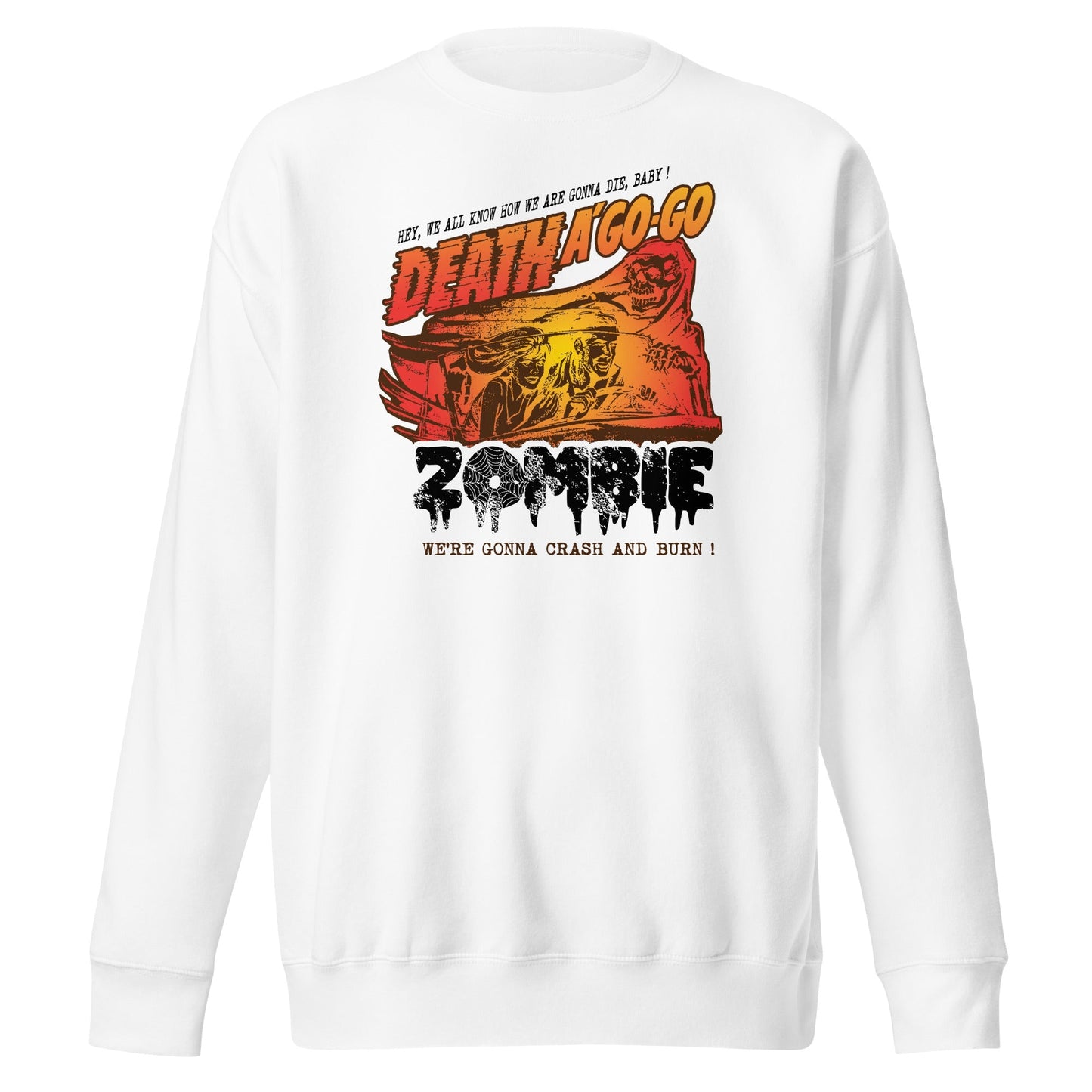 Rob Zombie Death a Go Go Mens Sweatshirt White