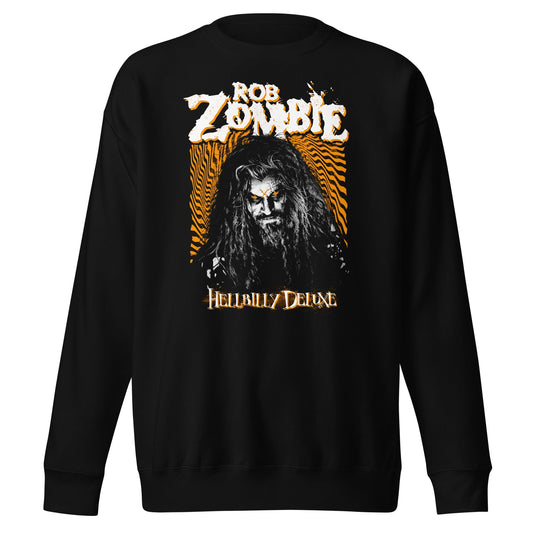 Rob Zombie Hellbilly Orange Mens Sweatshirt Black