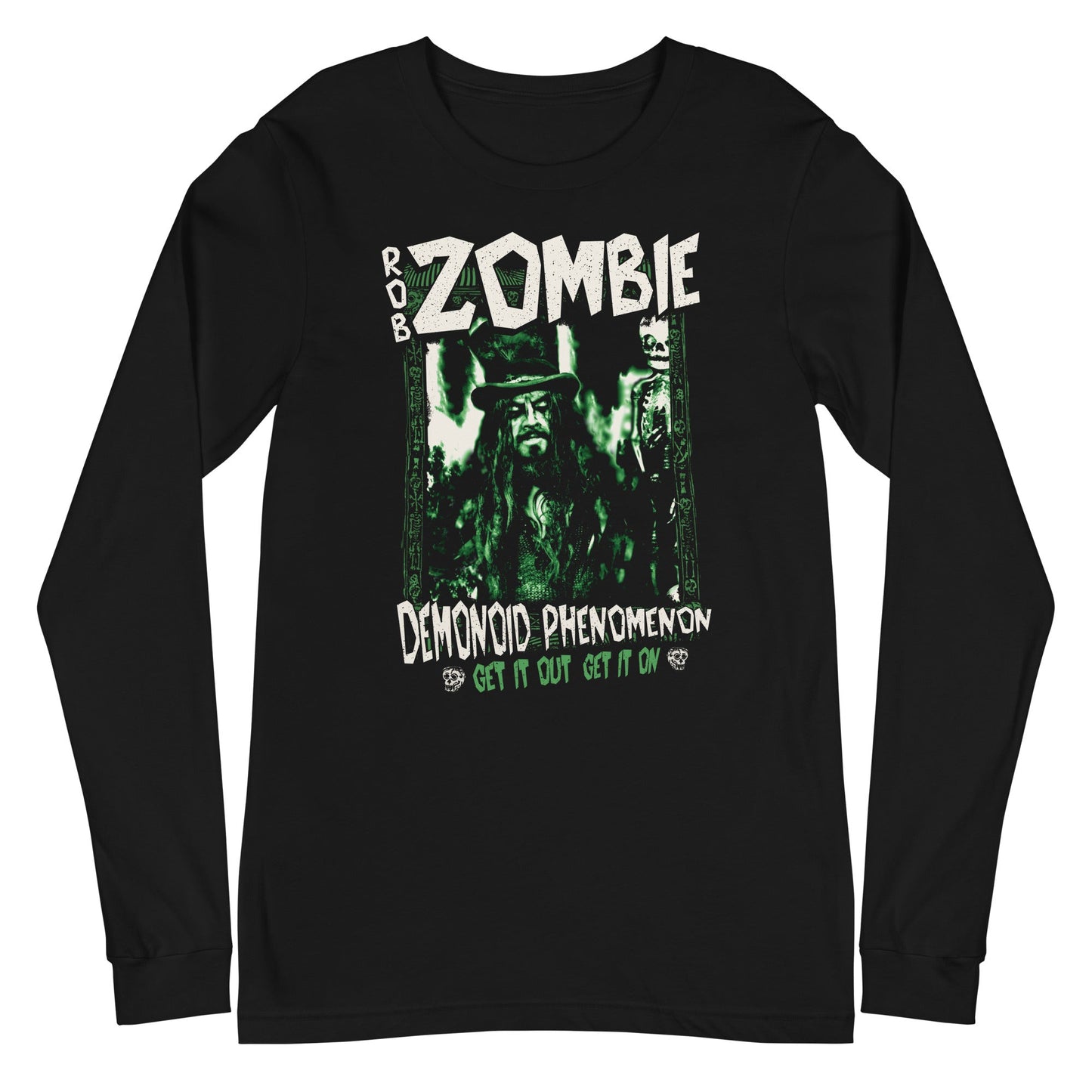 Rob Zombie Demonoid Phenomenon Mens Long Sleeve Shirt Black