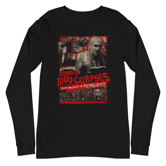 Rob Zombie More Corpses Mens Long Sleeve Shirt Black