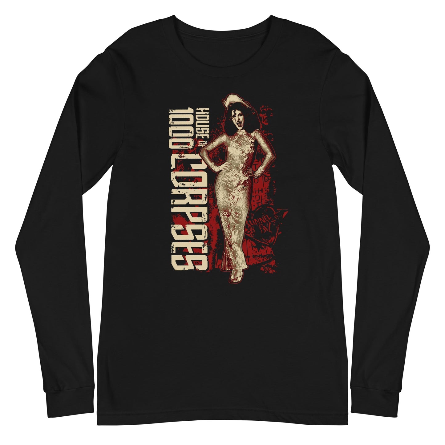 Rob Zombie Dead Bride Mens Long Sleeve Shirt Black