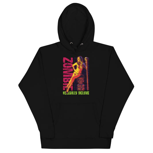 Rob Zombie Bikini Mens Hoodie Black