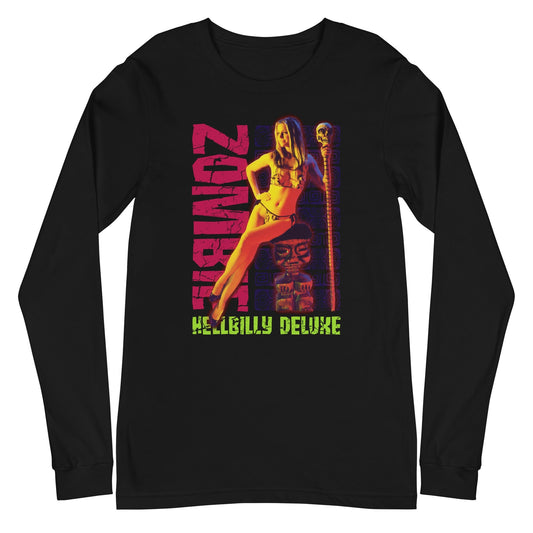 Rob Zombie Bikini Mens Long Sleeve Shirt Black