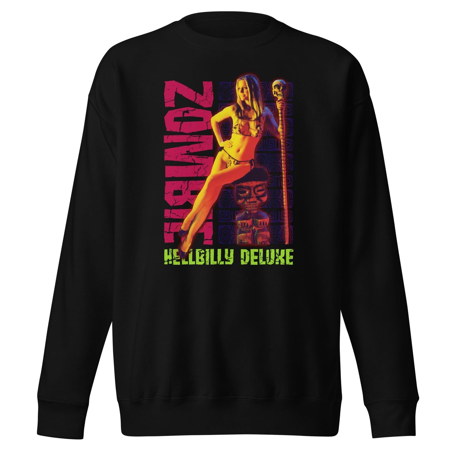 Rob Zombie Bikini Mens Sweatshirt Black