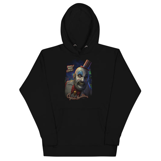 Rob Zombie Captain Spaulding Mens Hoodie Black