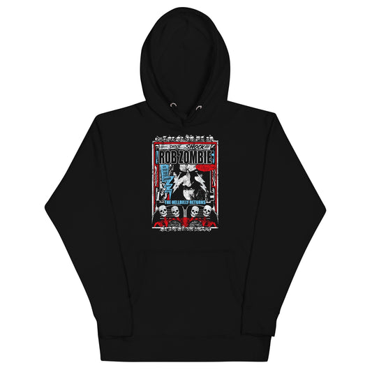 Rob Zombie Comic Book Mens Hoodie Black