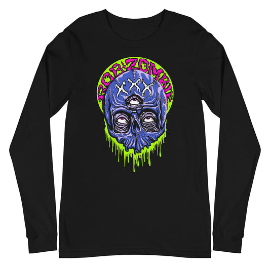 Rob Zombie Triple Eye Mens Long Sleeve Shirt Black