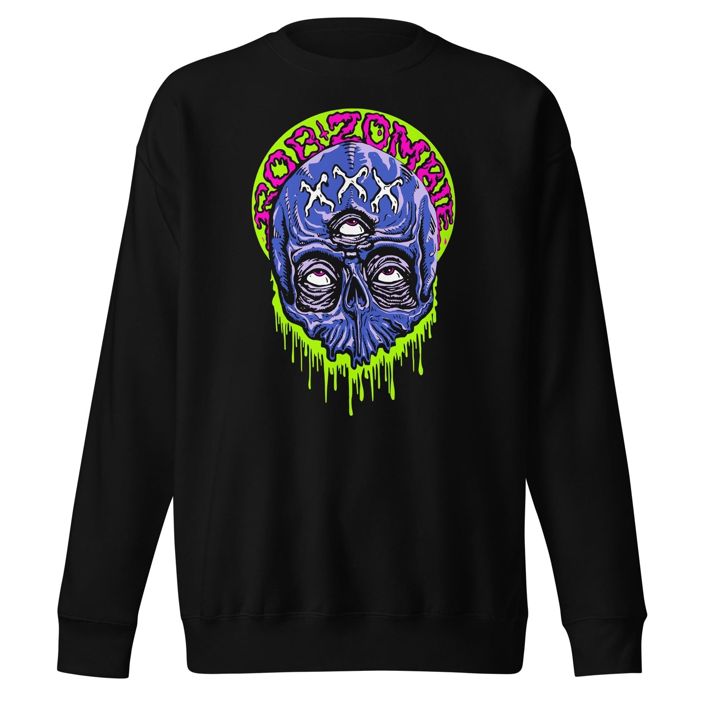 Rob Zombie Triple Eye Mens Sweatshirt Black