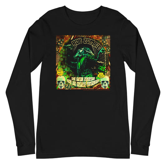 Rob Zombie Lunar Injection Mens Long Sleeve Shirt Black