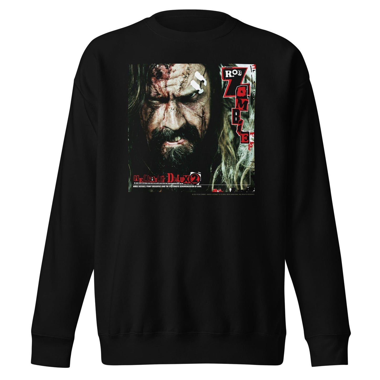 Rob Zombie Ransom Note Mens Sweatshirt Black