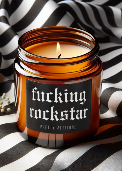 9 oz Fucking Rockstar Scented Soy Candle