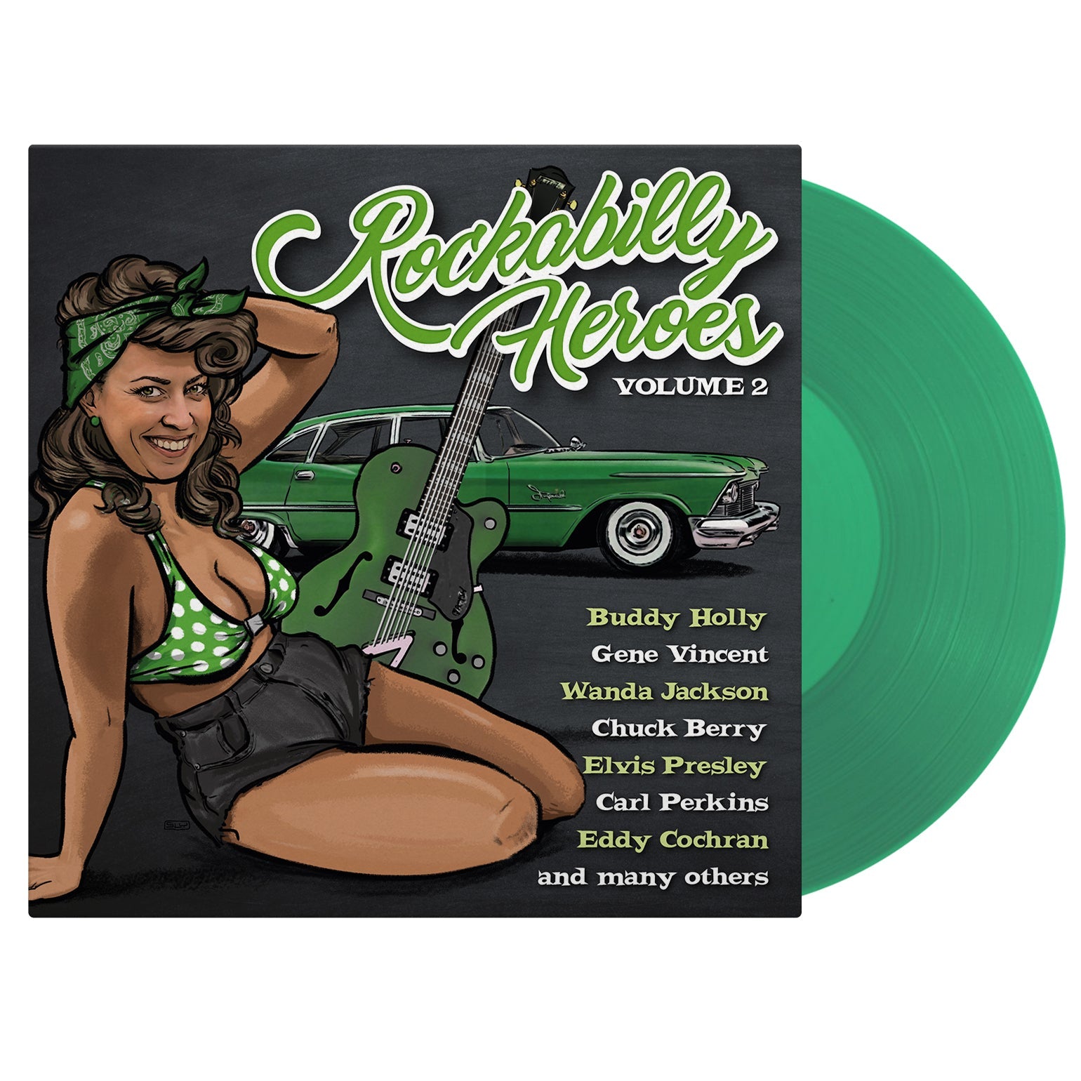 ROCKABILLY HEROES VOL. 2 (RSD 2025 TRANSPARENT GREEN VINYL/180G) Vinyl Record