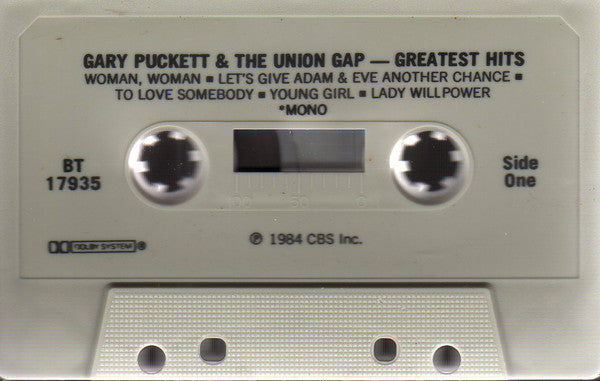 Gary Puckett And The Union Gap Greatest Hits Cassette Tape