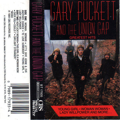 Gary Puckett And The Union Gap Greatest Hits Cassette Tape