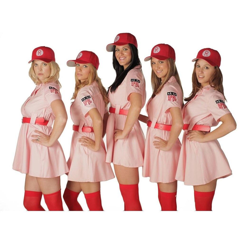 Rockford Peaches AAGPBL Baseball Costume Dress