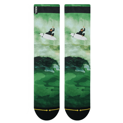 Dave Nelson Rocky Green Adult Crew Socks