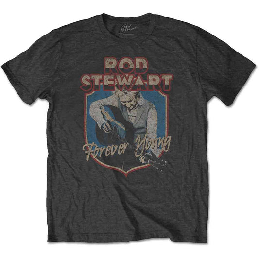 Rod Stewart Forever Crest [T-Shirt] Officially Licensed