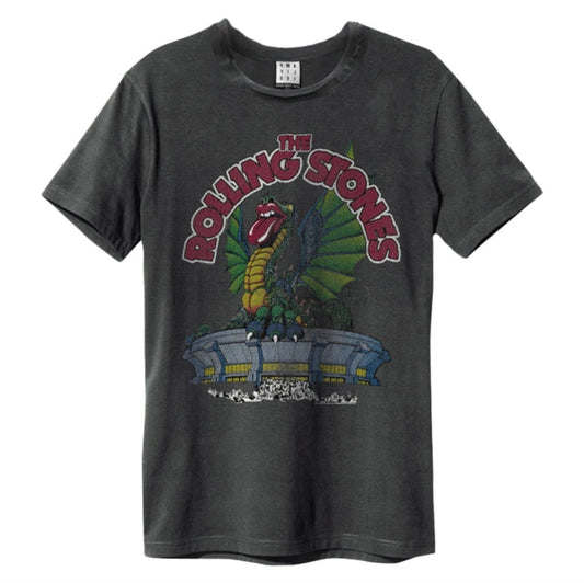 Amplified ROLLING STONES US 1972 AMPLIFIED VINTAGE CHARCOAL [T-Shirt] Officially Licensed