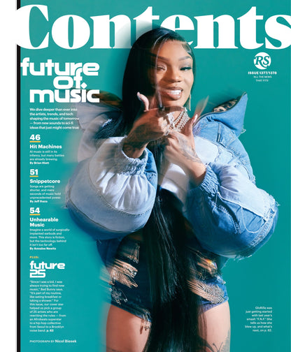 Rolling Stone - July & August 2023: Bad Bunny Presents The Future Of Music, AI Music Battles Brewing, The Power Of Snippets, What's Next For F.N.F. Star GloRilla, 25 Artists Rewriting The Rules & More