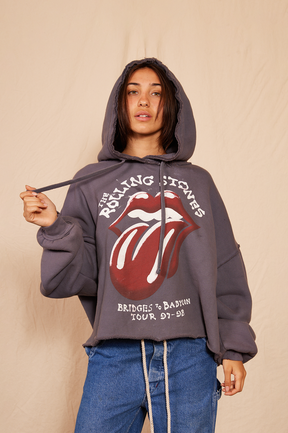 Rolling Stones Bridges to Babylon Womens Hoodie