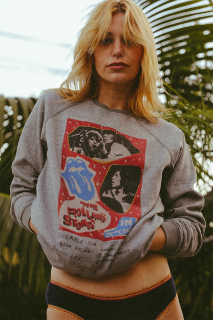 The Rolling Stones Womens Sweatshirt Grey