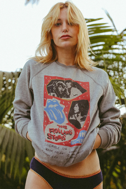 The Rolling Stones Womens Sweatshirt Grey