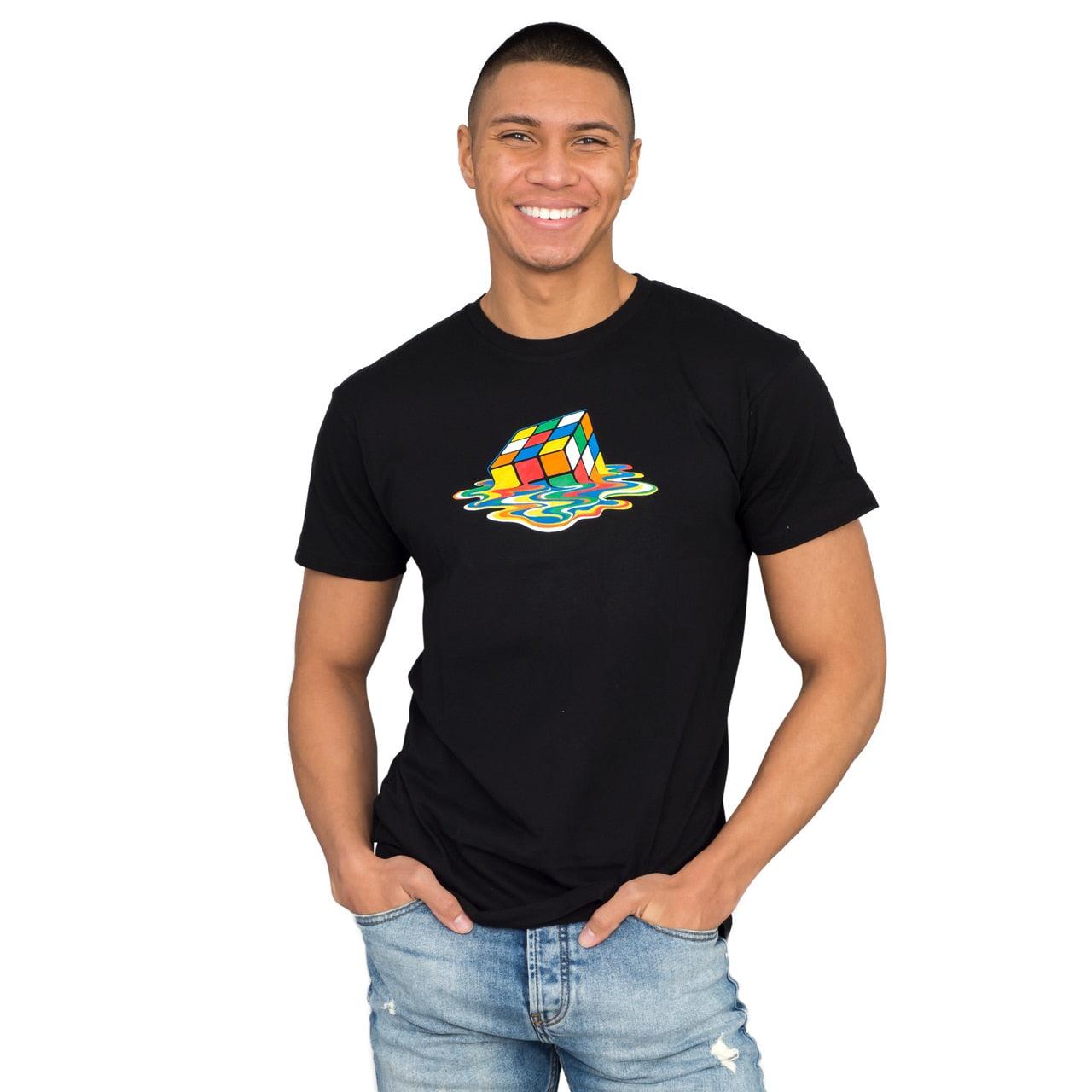 Rubik's Cube Melting Sheldon Cooper T-shirt