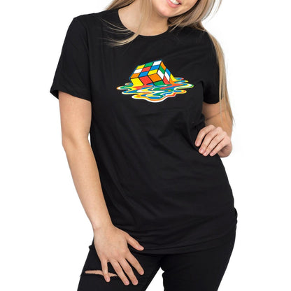 Rubik's Cube Melting Sheldon Cooper T-shirt