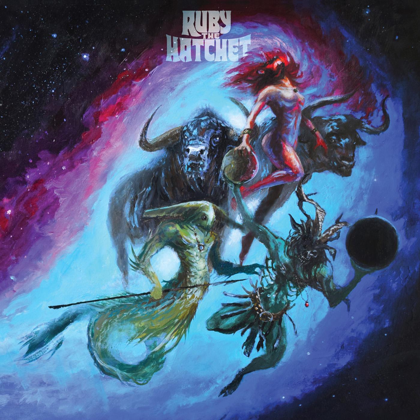 Ruby The Hatchet - Planetary Space Child (MARBLED GOLD VINYL) Vinyl Record