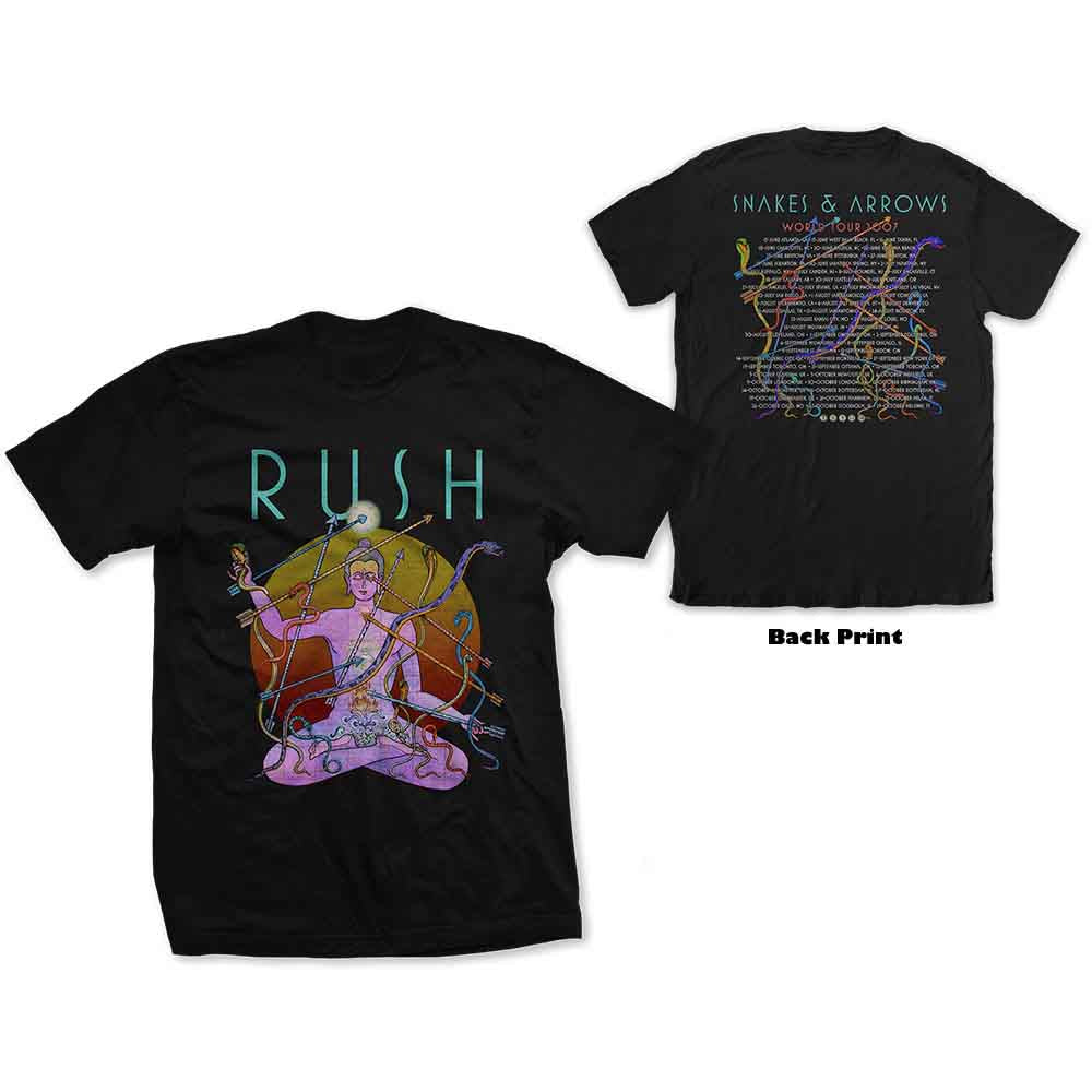 Rush Snakes & Arrows Tour 2007 [T-Shirt] Officially Licensed