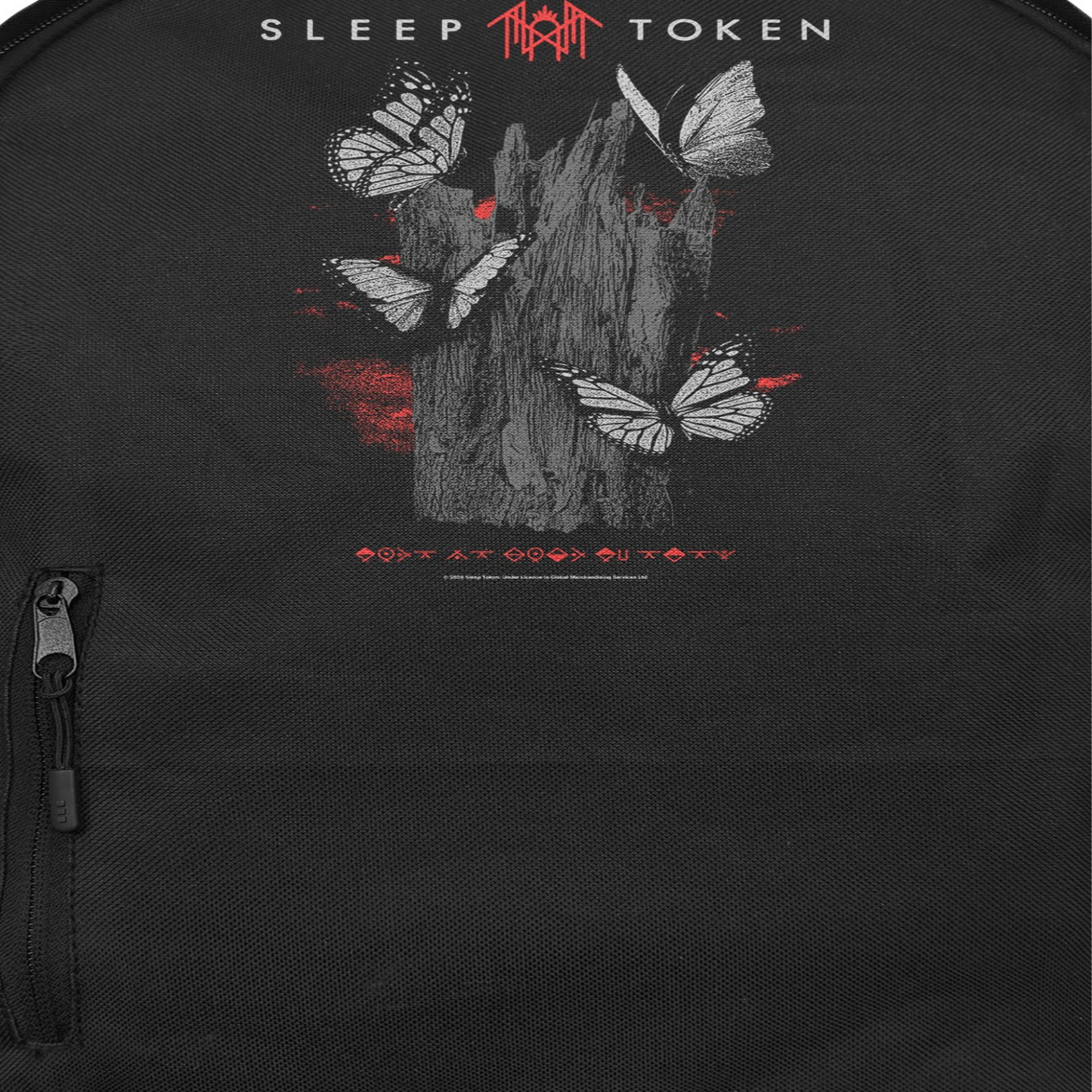 Sleep Token Butterflies Backpack Bag Black Officially Licensed