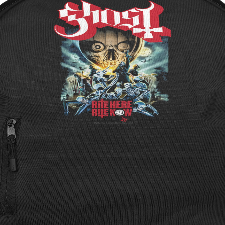 Ghost Rite Here Rite Now Backpack Bag Black Officially Licensed