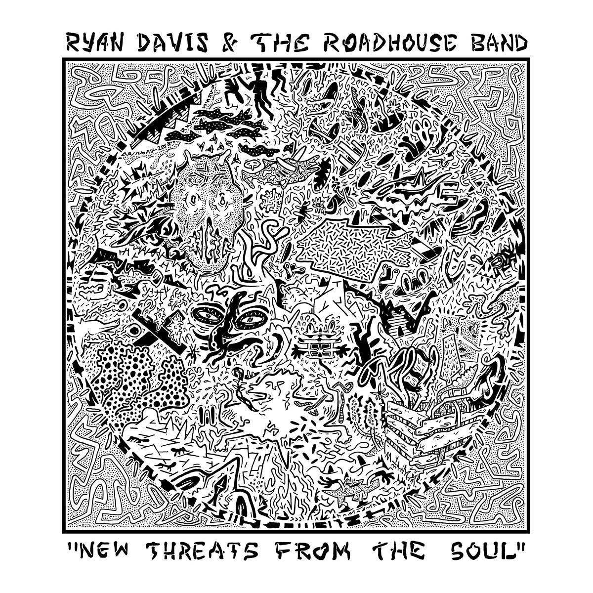 Ryan Davis & The Roadhouse Band - New Threats From The Soul (Transparent Light Blue Vinyl) [Vinyl] Vinyl Record