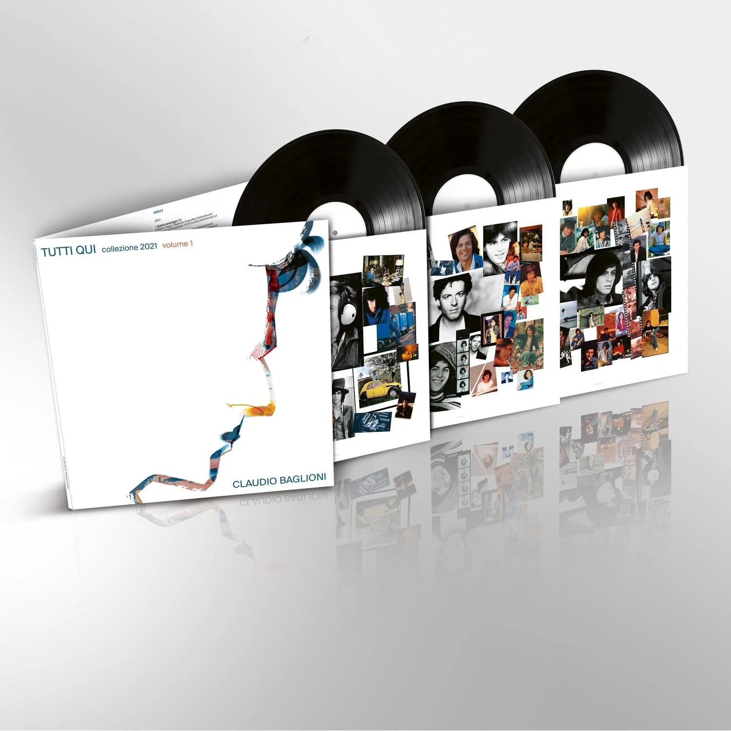 Claudio Baglioni - Tutti Qui Collezione 2021 Vol 1 [Colored Vinyl] [Limited Edition] [180 Gram] Vinyl Record Album Cover