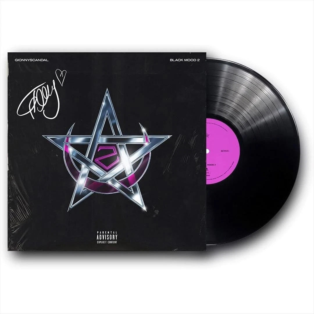 GionnyScandal - Black Mood 2 (Auto) (Ita) [LP] Vinyl Record Album Cover