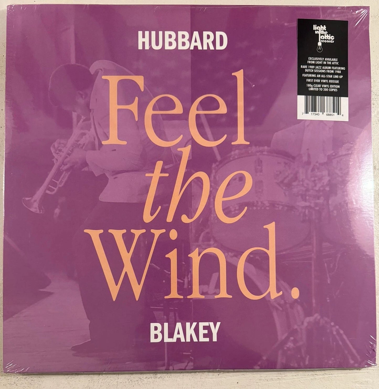 Freddie Hubbard / Blakey,Art - Feel The Wind [Clear Vinyl] [180 Gram] (Can) Vinyl Record Album Cover