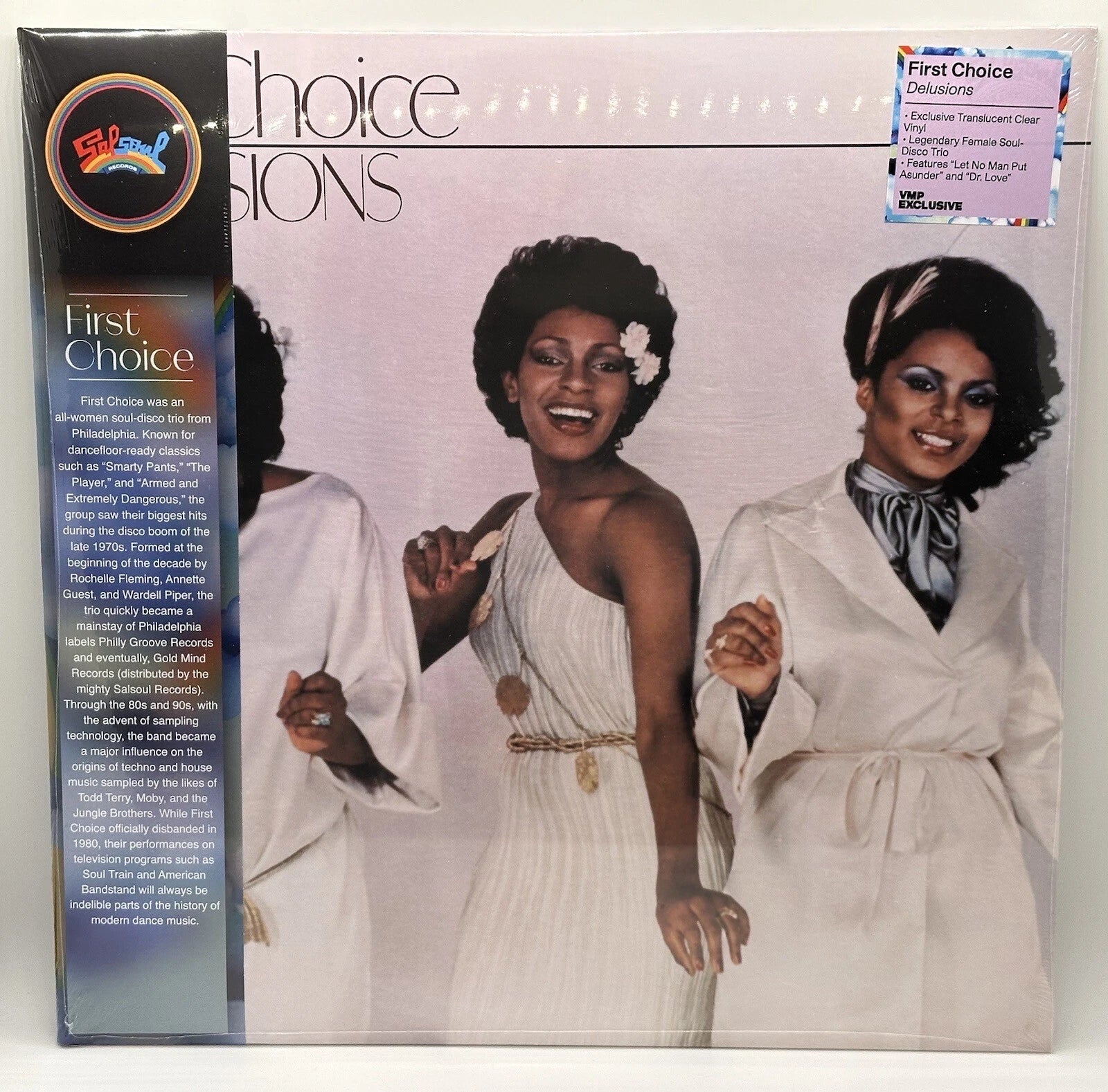 First Choice - Delusions [Clear Vinyl] [180 Gram] (Hol) Vinyl Record Album Cover