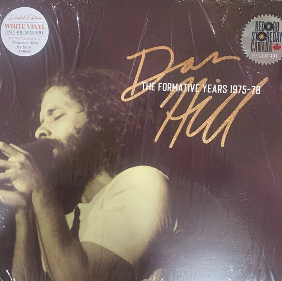 Dan Hill - Formative Years 1975-1978 [Colored Vinyl] (Wht) (Can) Vinyl Record Album Cover