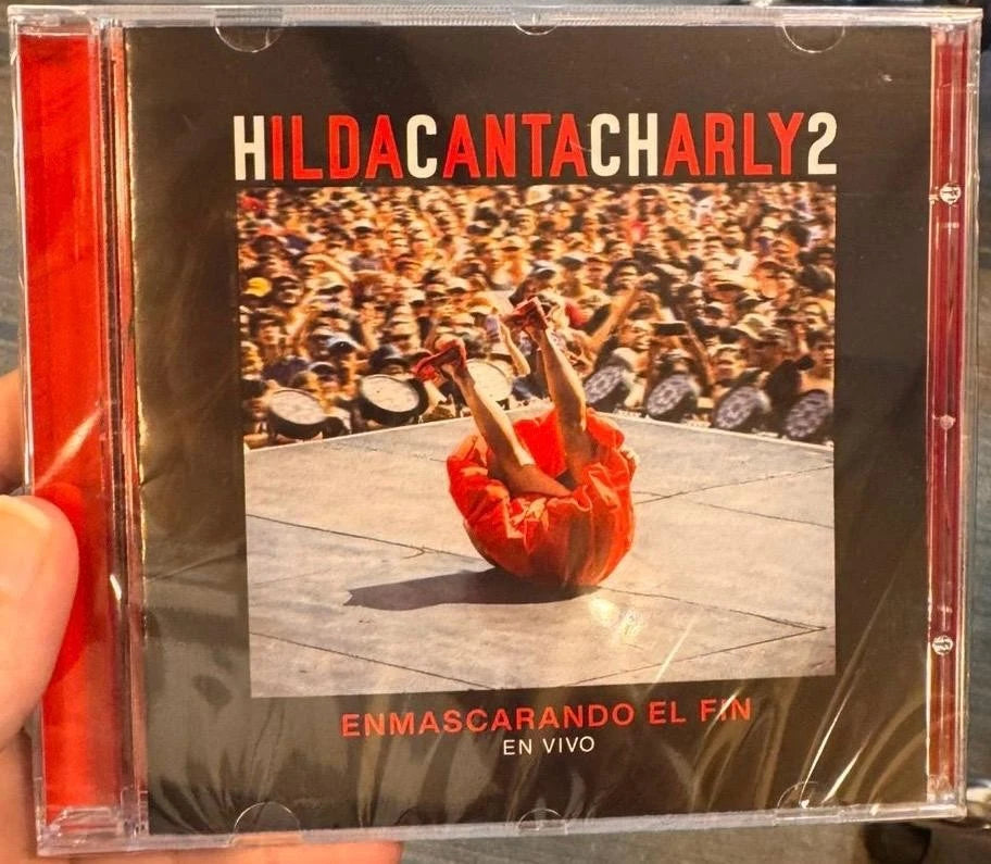Hilda Lizarazu - Hilda Canta Charly [Colored Vinyl] (Red) (Arg) Vinyl Record Album Cover