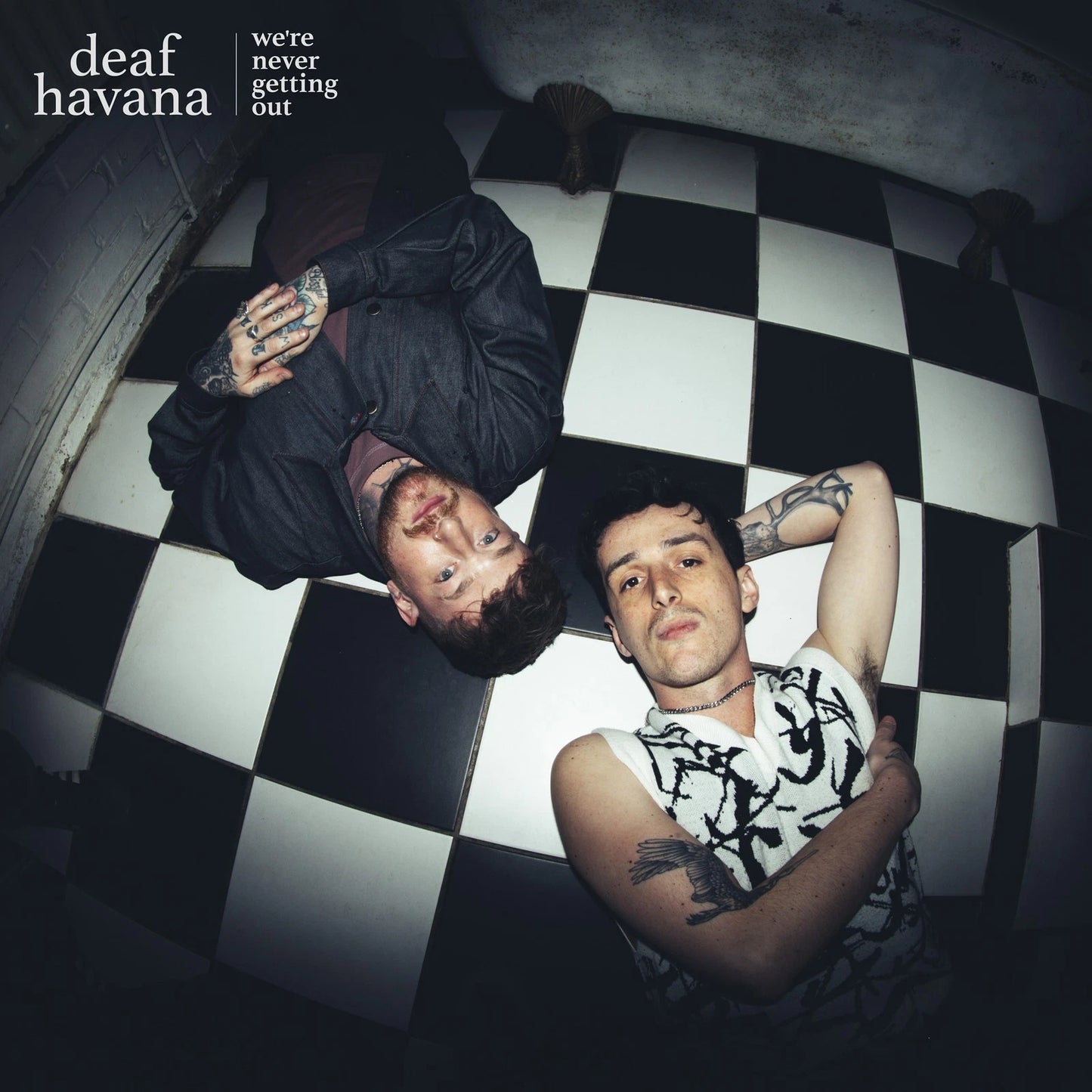 Deaf Havana - We're Never Getting Out (Blk) [Colored Vinyl] (Wht) (Uk) Vinyl Record Album Cover