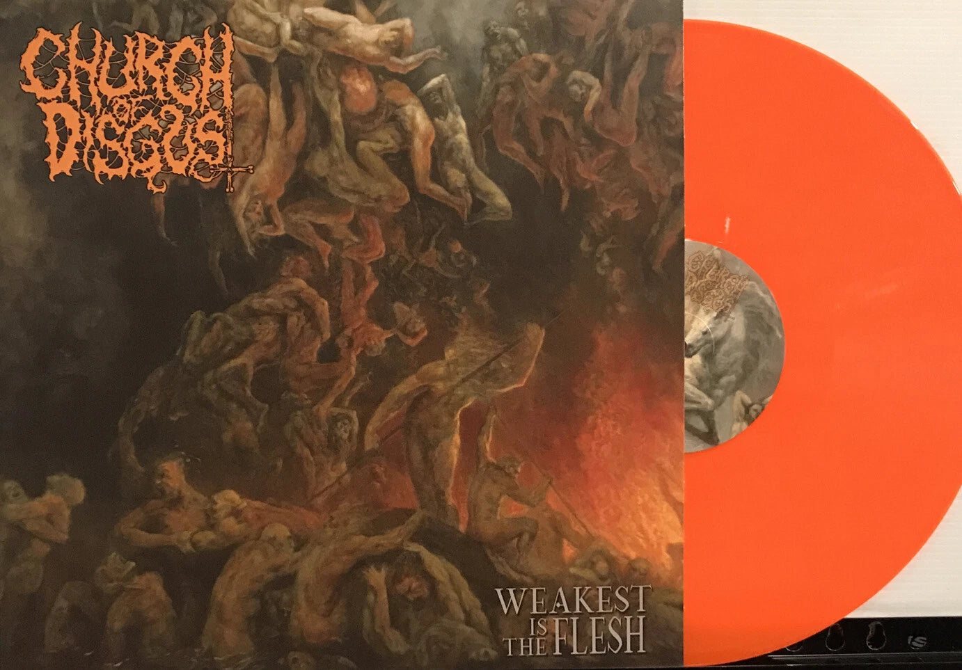 Church Of Disgust - Weakest Is The Flesh (Uk) [LP] Vinyl Record Album Cover